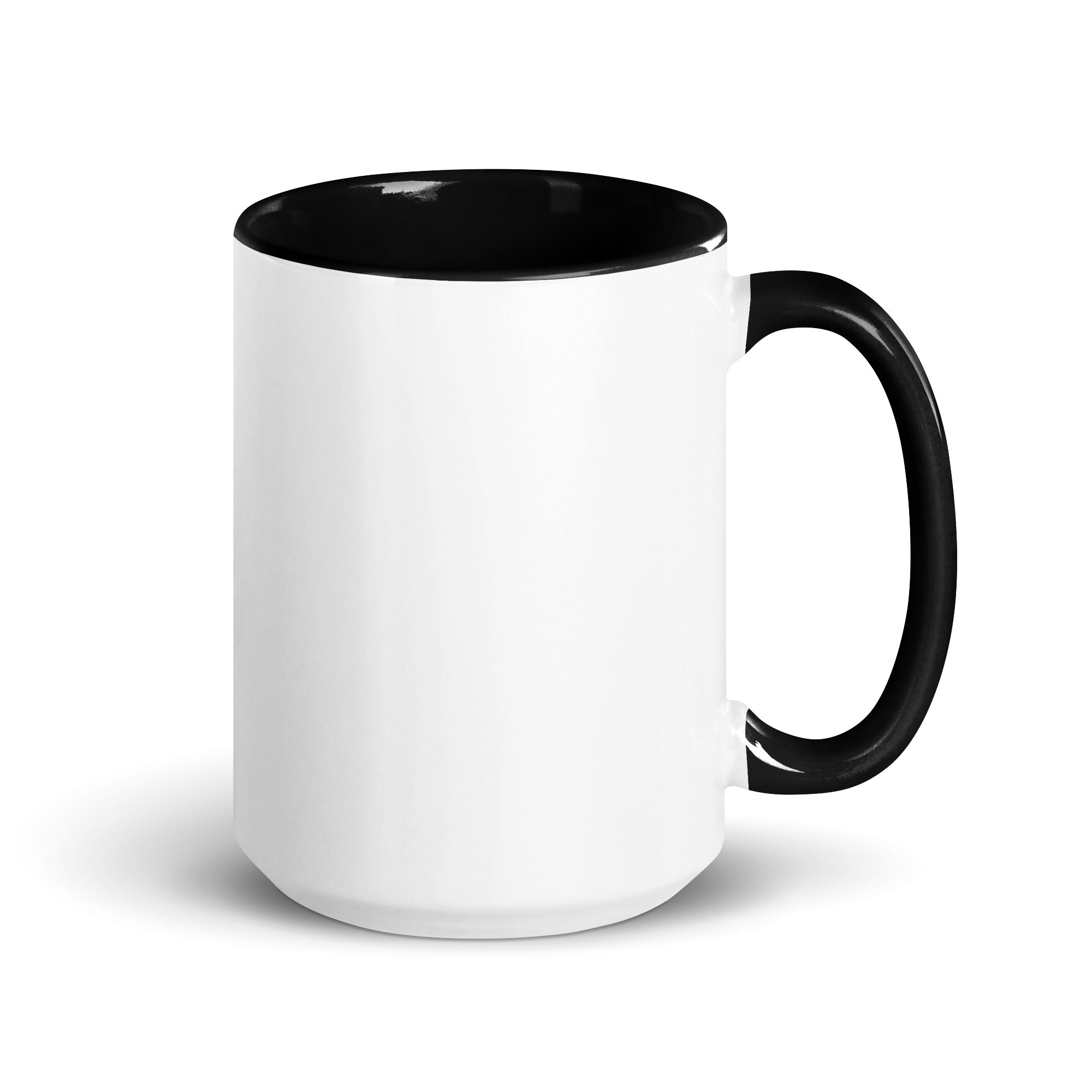 woke up again not thrilled sarcastic coffee mug dark humor mug 15 oz back view